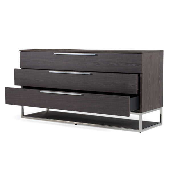 Vig Furniture Modrest Helenora - Sleek Modern Grey Elm Dresser With Soft-closing Drawers For Effortless Luxury Grey  Vgvc-mc1502-gry