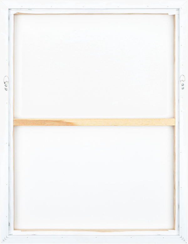 Surya Hemkund Framed Art Wall Decor - 25"H X 19"W Minimalist Canvas Elegance For Modern Interiors Main, White,Frame, Canvas,Polystyrene Hem001-2519