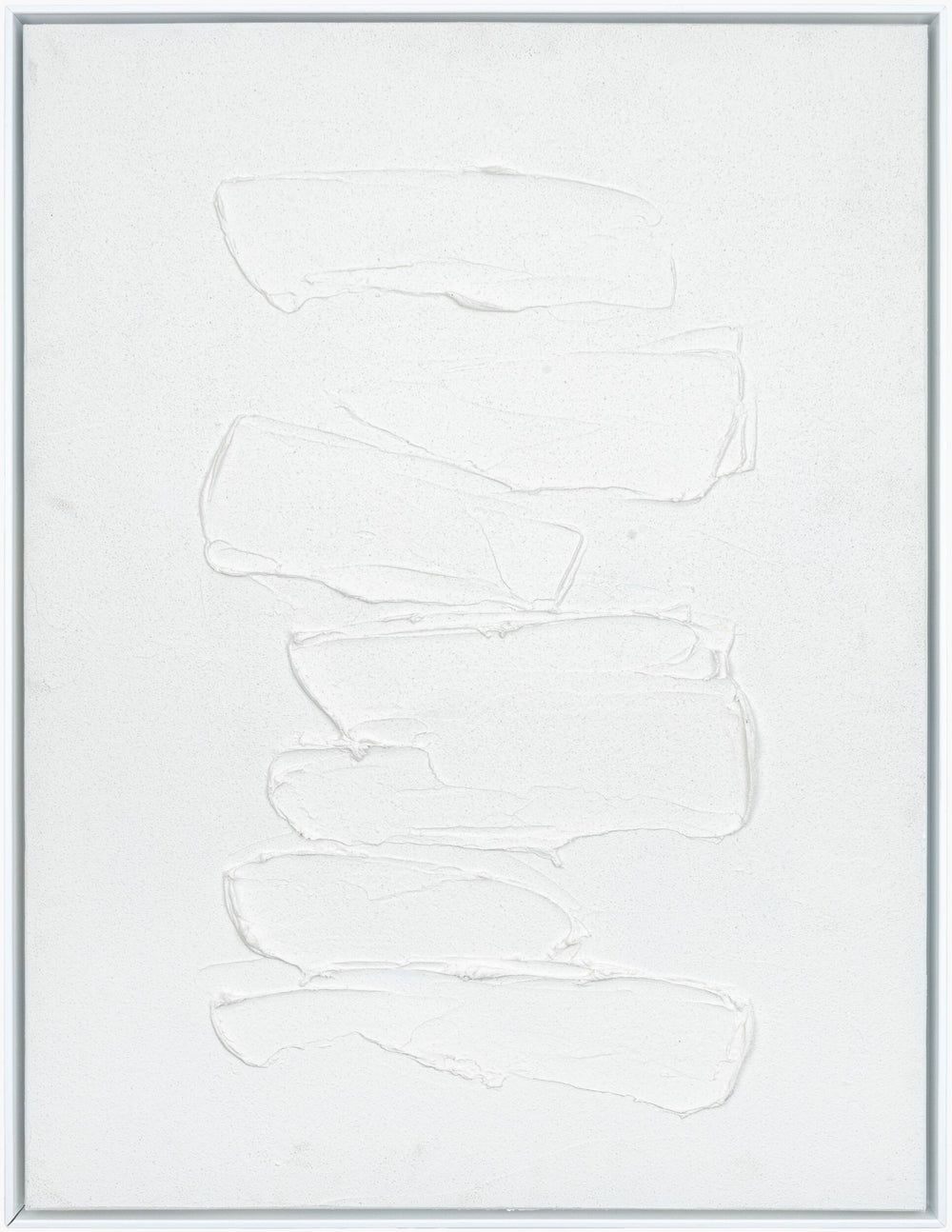 Surya Hemkund Framed Art Wall Decor - 25"H X 19"W Minimalist Canvas Elegance For Modern Interiors Main, White,Frame, Canvas,Polystyrene Hem001-2519