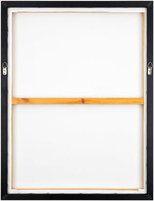 Surya Hemkund Framed Art Wall Decor - 25"H X 19"W Minimalist Canvas Elegance For Modern Interiors Main, Black,Frame, Canvas,Polystyrene Hem002-4836