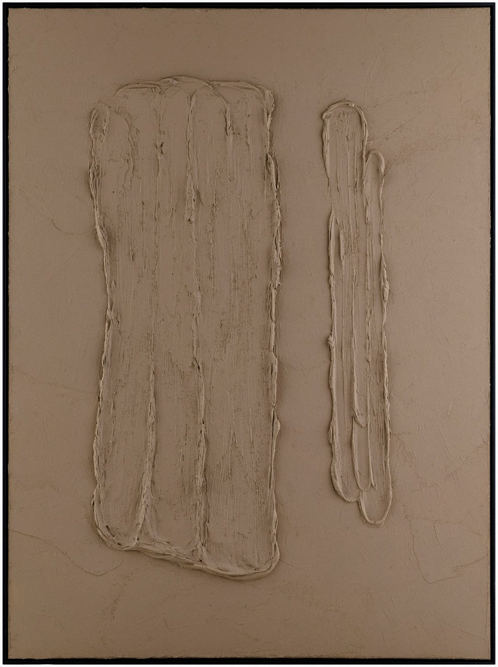 Surya Hemkund Hand-painted Minimalist Wall Art Large Framed Piece for Modern Interiors HEM005-4836