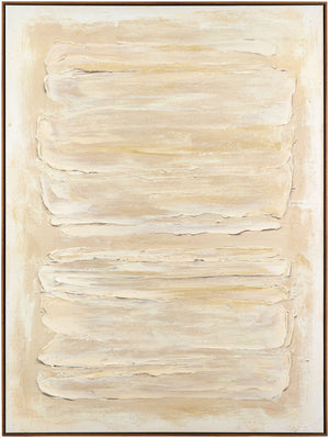 Surya Hemkund Hand-painted Minimalist Framed Wall Art Large Vertical Statement Piece HEM006-4836