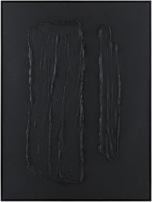 Surya Hemkund Hand-painted Minimalist Framed Wall Art Gallery Style Large Format Piece HEM009-4836