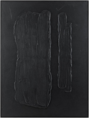 Surya Hemkund Hand Painted Minimalist Framed Wall Art Large Gallery Statement Piece HEM010-4836