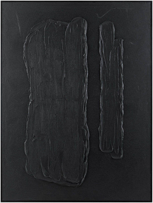 Surya Hemkund Hand Painted Minimalist Framed Wall Art Large Gallery Statement Piece HEM010-4836