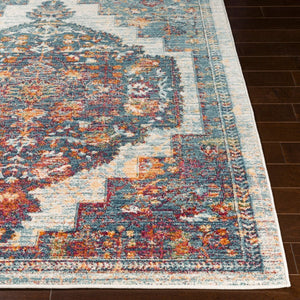 Livabliss Herati Persian Floral Area Rug Machine Woven Polypropylene for Living Dining Rooms HER2307-710106