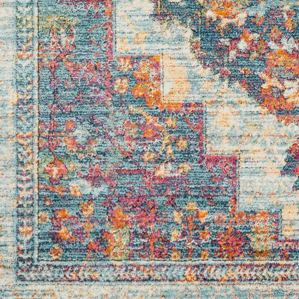 Livabliss Herati Persian Floral Area Rug Machine Woven Polypropylene for Living Dining Rooms HER2307-710106