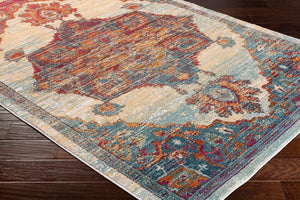 Livabliss Herati Persian Inspired Machine Woven Accent Rug for Entryways and Cozy Reading Nooks Fuchsia, Plum 7'10" x 10'6" HER2308-710106