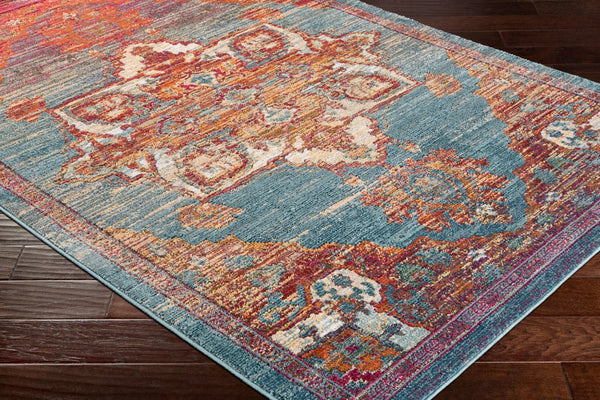 Livabliss Herati Traditional Floral Diamond Accent Rug Soft Polypropylene Blend Entryway Piece HER2309-23