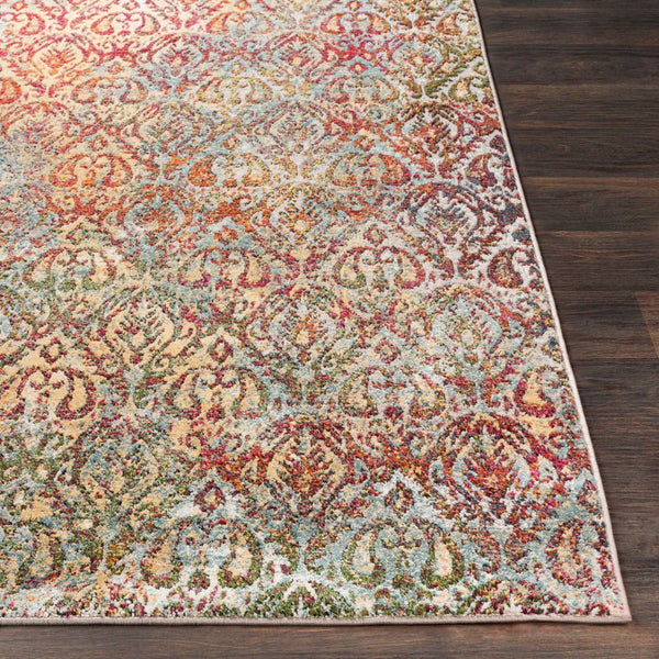 Livabliss Herati Persian Motif Machine Woven Accent Rug for Entryways and Bedside Spaces HER2311-23