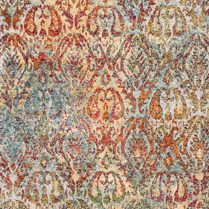 Livabliss Herati Persian Motif Machine Woven Accent Rug for Entryways and Bedside Spaces HER2311-23