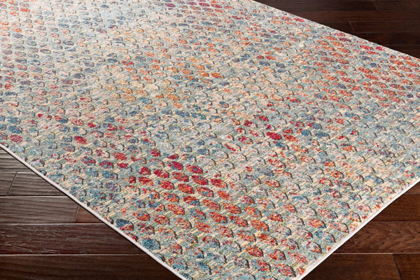 Livabliss Herati Traditional Fish Floral Diamond Rug Woven Polyester Blend Entryway Accent HER2312-23