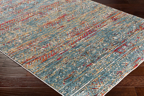 Livabliss Herati Traditional Persian Pattern Machine Woven Accent Rug for Entryways and Bedrooms Aqua, Blue 2' x 2'11" HER2315-23