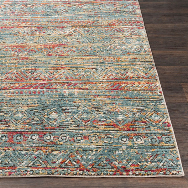 Livabliss Herati Traditional Persian Pattern Machine Woven Accent Rug for Entryways and Bedrooms Aqua, Blue 2' x 2'11" HER2315-23