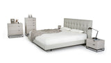 VIG Furniture Queen Modrest Hera Modern Grey Bedroom Set VGCNHERA-SET-Q