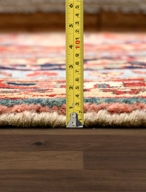 Pasargad Home Azerbaijan Collection Hand-knotted Lamb's Wool Area Rug For Elegant Home Décor   032023