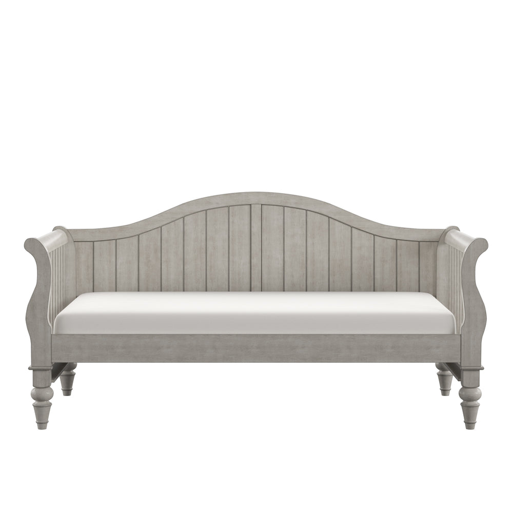 Homelegance By Top-Line Esteban Traditional Wood Slat Daybed Grey Rubberwood