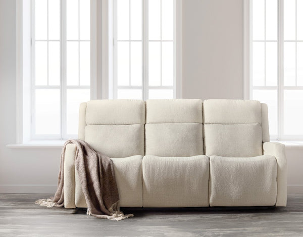 Hooker Furniture Nelson Zero Gravity Power Sofa With Usb‑C Charging, Adjustable Headrest & Lumbar, Wayfarer Frost Upholstery SS836-PHZL3-402