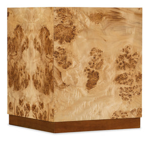 Auberon Burl Side Table M30-80113-80 Brown; Beige Hooker Furniture