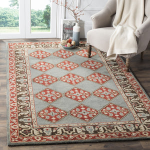 Heritage Hand Tufted Wool Rug - Luxurious 10mm Pile Height, Artisan Crafted in India for Elegant Spaces
