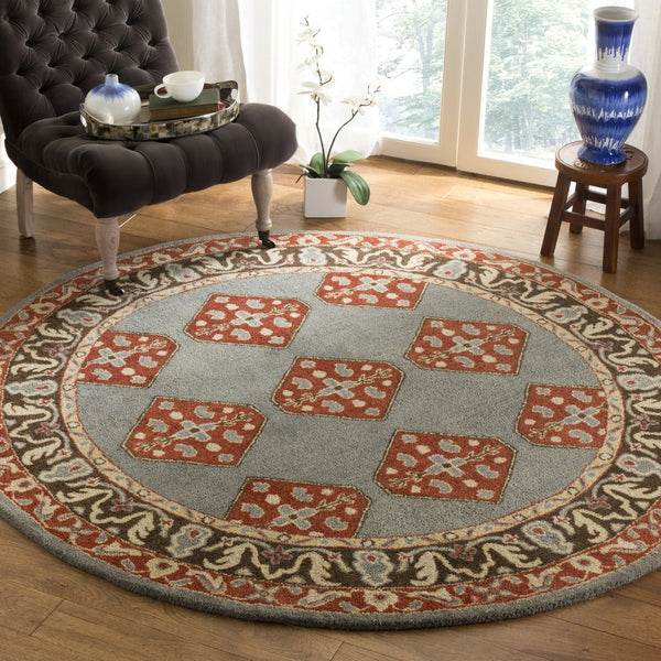 Heritage Hand Tufted Wool Rug - Luxurious 10mm Pile Height, Artisan Crafted in India for Elegant Spaces