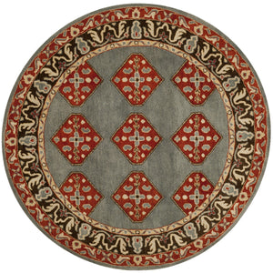 Heritage Hand Tufted Wool Rug - Luxurious 10mm Pile Height, Artisan Crafted in India for Elegant Spaces