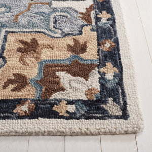 Safavieh Heritage 552 HG552 Handtufted  Rug Ivory / Grey HG552F-6R