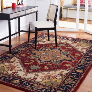 Safavieh Heritage 625 Hand Tufted  Rug Red HG625A-6OV