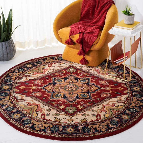 Safavieh Heritage 625 Hand Tufted  Rug Red HG625A-6OV