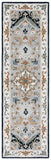 Safavieh Heritage 625 Hand Tufted Traditional Rug Grey / Navy 2'-3" x 4' RECTANGLE