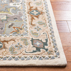 Safavieh Heritage 625 Hand Tufted Traditional Rug Ivory / Light Blue 2'-3" x 4' RECTANGLE