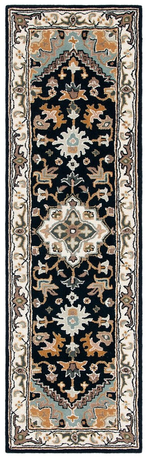 Safavieh Heritage 625 Hand Tufted  Rug Navy / Ivory HG625N-8SQ