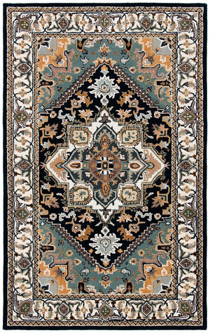 Safavieh Heritage 625 Hand Tufted  Rug Navy / Ivory HG625N-8SQ