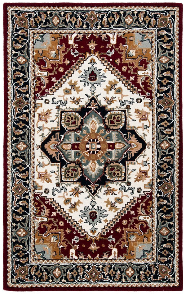 Safavieh Heritage 625 Hand Tufted  Rug Ivory / Red HG625Q-6OV