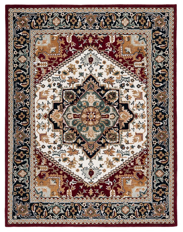 Safavieh Heritage 625 Hand Tufted  Rug Ivory / Red HG625Q-6OV