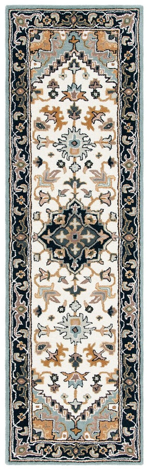 Safavieh Heritage 625 Hand Tufted  Rug Grey / Green 10' x 10' Square