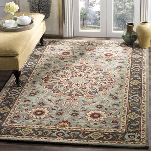 Heritage Hand Tufted Wool Rug - Luxurious 10mm Pile Height, Durable Cotton Backing, Artisan Quality