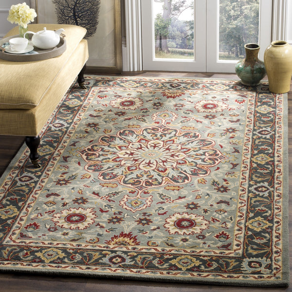 Heritage Hand Tufted Wool Rug - Luxurious 10mm Pile Height, Durable Cotton Backing, Artisan Quality