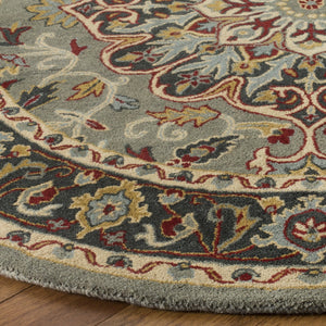Heritage Hand Tufted Wool Rug - Luxurious 10mm Pile Height, Durable Cotton Backing, Artisan Quality