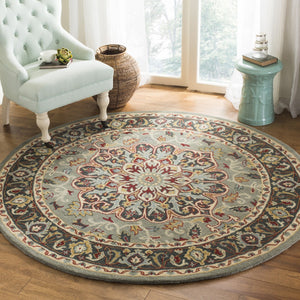 Heritage Hand Tufted Wool Rug - Luxurious 10mm Pile Height, Durable Cotton Backing, Artisan Quality