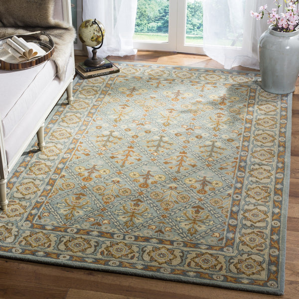Heritage Hand Tufted Wool Rug – Luxurious 10mm Pile Height, Durable Cotton Backing, Crafted in India