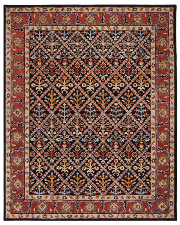 Heritage Hand Tufted Wool Rug – Luxurious 10mm Pile Height, Durable Cotton Backing, Crafted in India