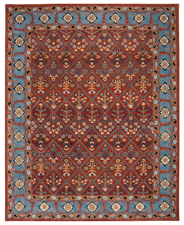 Heritage Hand Tufted Wool Rug – Luxurious 10mm Pile Height, Durable Cotton Backing, Crafted in India