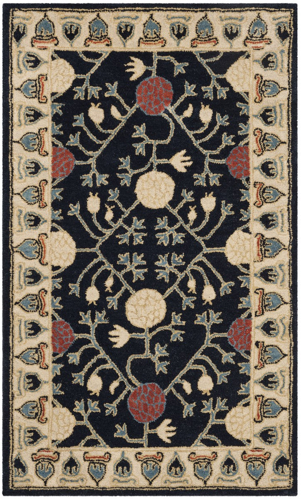 Heritage Hand Tufted Wool Rug - Luxurious 10mm Pile Height, Indian Craftsmanship for Elegant Spaces