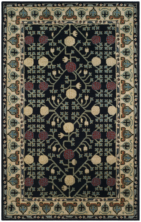 Heritage Hand Tufted Wool Rug - Luxurious 10mm Pile Height, Indian Craftsmanship for Elegant Spaces