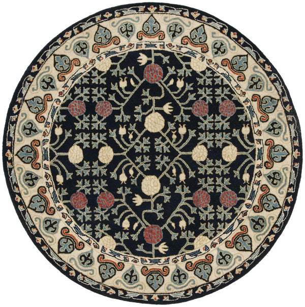 Heritage Hand Tufted Wool Rug - Luxurious 10mm Pile Height, Indian Craftsmanship for Elegant Spaces