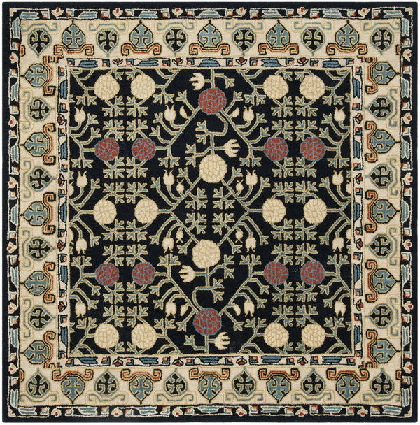 Heritage Hand Tufted Wool Rug - Luxurious 10mm Pile Height, Indian Craftsmanship for Elegant Spaces