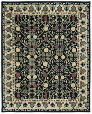 Heritage Hand Tufted Wool Rug - Luxurious 10mm Pile Height, Indian Craftsmanship for Elegant Spaces