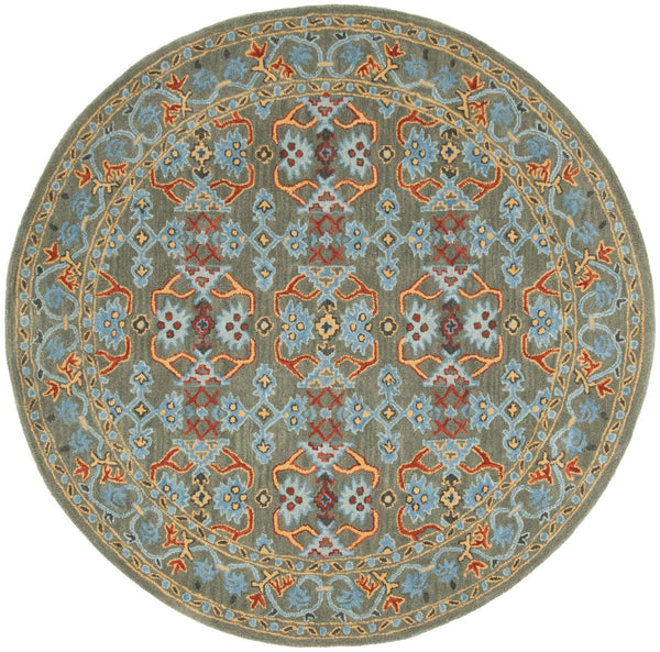 Heritage 741 Hand Tufted Wool Rug - Luxurious 10mm Pile Height, Durable Cotton Backing, India Origin