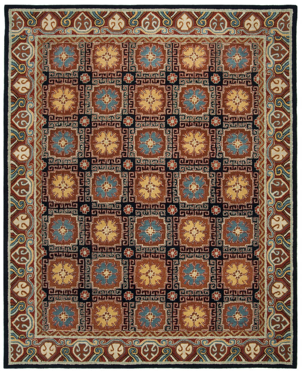 Heritage Hand Tufted Wool Rug - Luxurious 10mm Pile Height, Elegant Design, Made in India - 15 Area